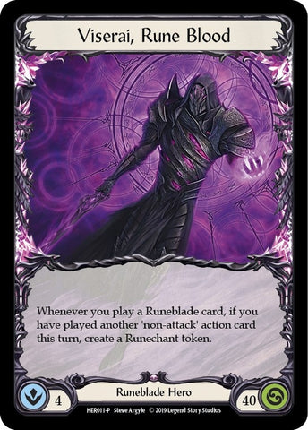 Viserai, Rune Blood [HER011-P] (Promo) 1st Edition Cold Foil