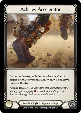 Image for Achilles Accelerator (ARC005) (Arcane Rising) - Flesh and Blood TCG