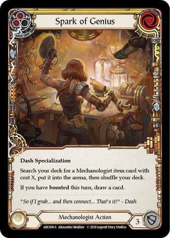 Image for Spark of Genius (ARC009) (Arcane Rising) - Flesh and Blood TCG