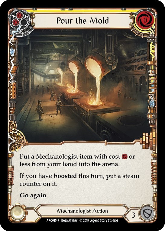 Image for Pour the Mold (Yellow) (ARC015) (Arcane Rising) - Flesh and Blood TCG