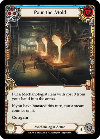 Image for Pour the Mold (Blue) (ARC016) (Arcane Rising) - Flesh and Blood TCG