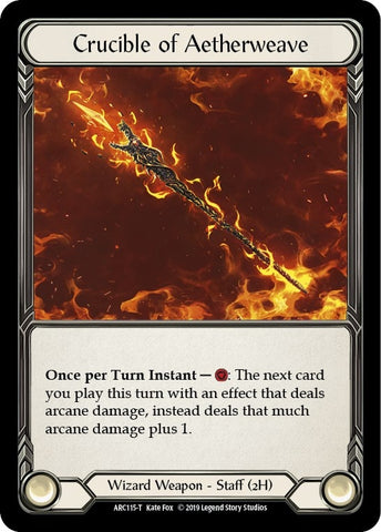Image for Crucible of Aetherweave // Dash (ARC115 // ARC002) (Arcane Rising) - Flesh and Blood TCG