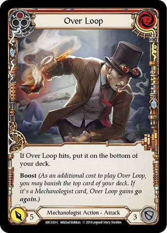 Image for Over Loop (Red) (ARC020) (Arcane Rising) - Flesh and Blood TCG