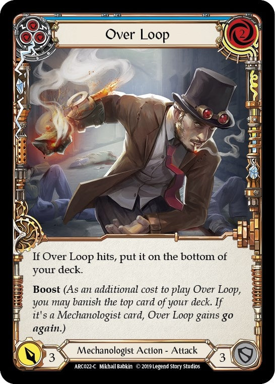 Image for Over Loop (Blue) (ARC022) (Arcane Rising) - Flesh and Blood TCG