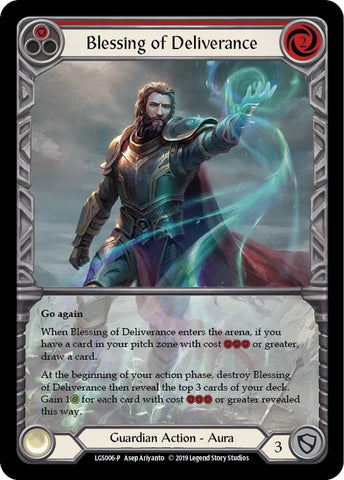 Blessing of Deliverance (Red) [LGS006-P] (Promo) 1st Edition Normal
