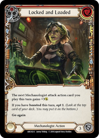 Image for Locked and Loaded (Red) (ARC032) (Arcane Rising) - Flesh and Blood TCG