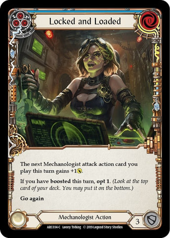 Image for Locked and Loaded (Blue) (ARC034) (Arcane Rising) - Flesh and Blood TCG