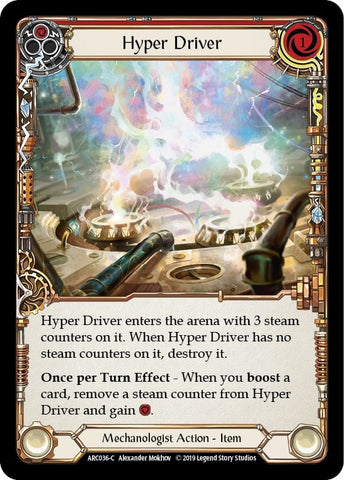 Image for Hyper Driver (ARC036) (Arcane Rising) - Flesh and Blood TCG