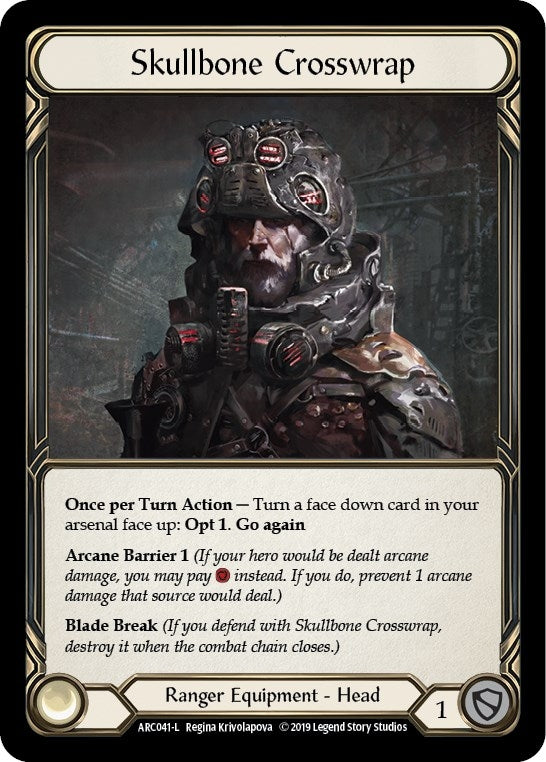 Image for Skullbone Crosswrap (ARC041) (Arcane Rising) - Flesh and Blood TCG