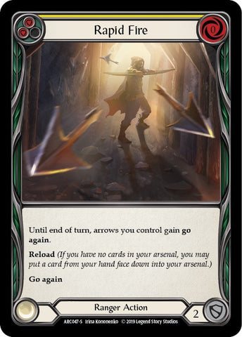 Image for Rapid Fire (ARC047) (Arcane Rising) - Flesh and Blood TCG