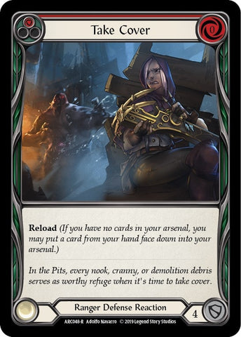 Image for Take Cover (Red) (ARC048) (Arcane Rising) - Flesh and Blood TCG