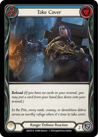 Image for Take Cover (Blue) (ARC050) (Arcane Rising) - Flesh and Blood TCG