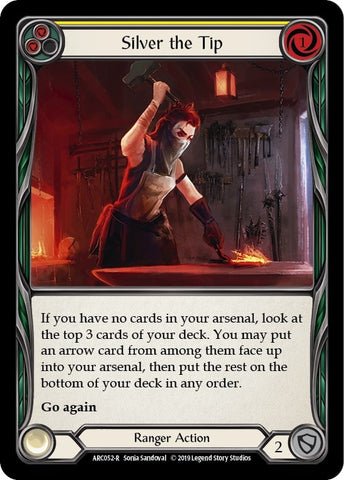 Image for Silver the Tip (Yellow) (ARC052) (Arcane Rising) - Flesh and Blood TCG
