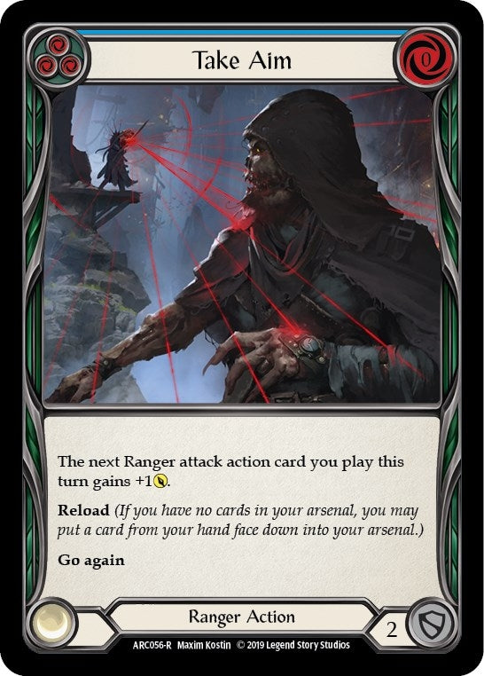 Image for Take Aim (Blue) (ARC056) (Arcane Rising) - Flesh and Blood TCG