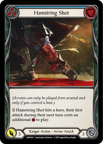 Image for Hamstring Shot (Blue) (ARC062) (Arcane Rising) - Flesh and Blood TCG