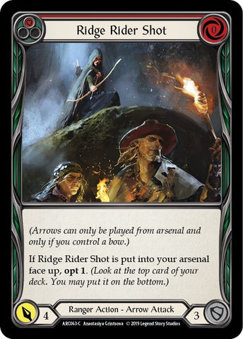 Image for Ridge Rider Shot (Red) (ARC063) (Arcane Rising) - Flesh and Blood TCG