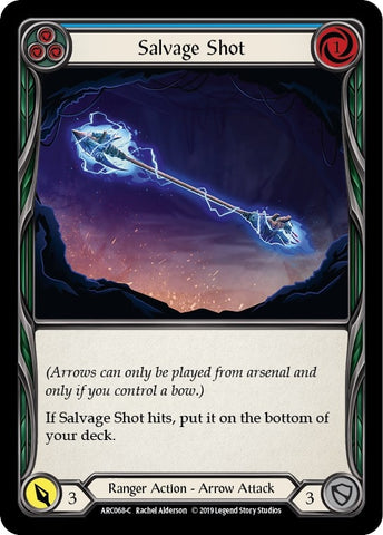 Image for Salvage Shot (Blue) (ARC068) (Arcane Rising) - Flesh and Blood TCG