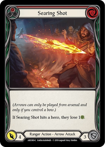 Image for Searing Shot (Red) (ARC069) (Arcane Rising) - Flesh and Blood TCG