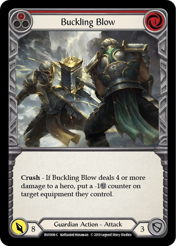 Buckling Blow (Red) [BVO008-C] (Bravo Hero Deck) 1st Edition Normal