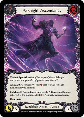 Image for Arknight Ascendancy (ARC080) (Arcane Rising) - Flesh and Blood TCG