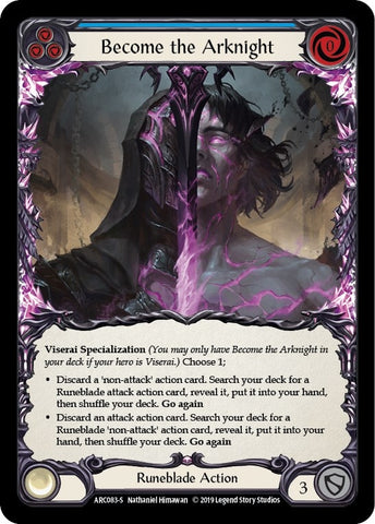 Image for Become the Arknight (ARC083) (Arcane Rising) - Flesh and Blood TCG