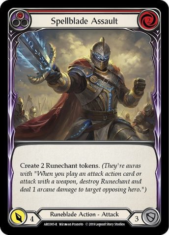 Image for Spellblade Assault (Red) (ARC085) (Arcane Rising) - Flesh and Blood TCG