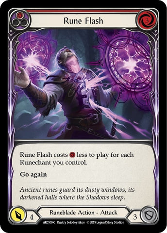 Image for Rune Flash (Red) (ARC100) (Arcane Rising) - Flesh and Blood TCG