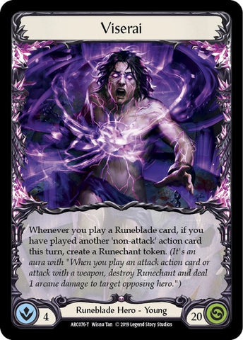 Image for Viserai // Viserai, Rune Blood (ARC076 // ARC075) (Arcane Rising) - Flesh and Blood TCG