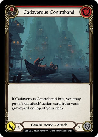 Image for Cadaverous Contraband (Red) (ARC179) (Arcane Rising) - Flesh and Blood TCG