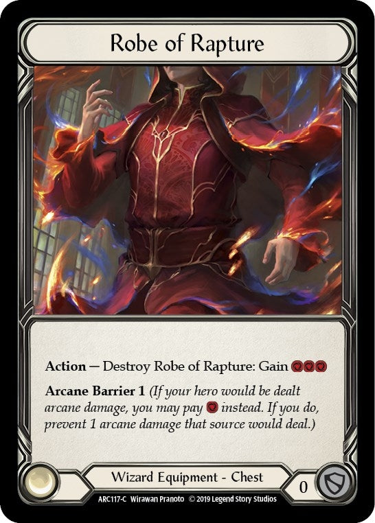 Image for Robe of Rapture (ARC117) (Arcane Rising) - Flesh and Blood TCG