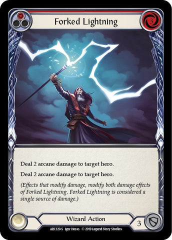 Image for Forked Lightning (ARC120) (Arcane Rising) - Flesh and Blood TCG