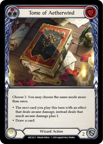 Image for Tome of Aetherwind (ARC122) (Arcane Rising) - Flesh and Blood TCG