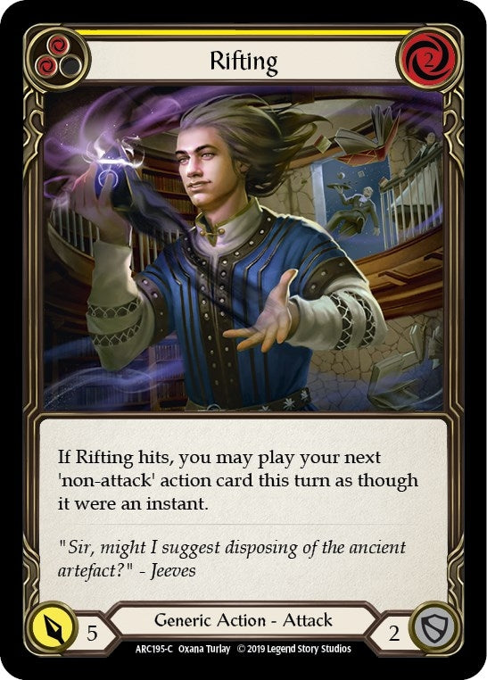 Image for Rifting (Yellow) (ARC195) (Arcane Rising) - Flesh and Blood TCG