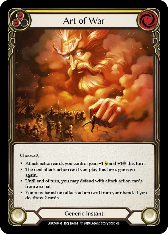 Image for Art of War (ARC160) (Arcane Rising) - Flesh and Blood TCG