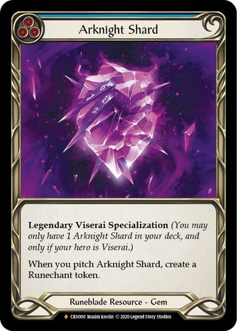 Image for Arknight Shard (CRU000) (Crucible of War) - Flesh and Blood TCG