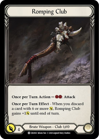 Image for Romping Club (CRU003) (Crucible of War) - Flesh and Blood TCG