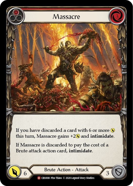 Image for Massacre (CRU008) (Crucible of War) - Flesh and Blood TCG
