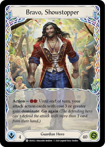 Image for Bravo, Showstopper (CRU022) (Crucible of War) - Flesh and Blood TCG