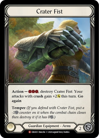 Image for Crater Fist (CRU025) (Crucible of War) - Flesh and Blood TCG