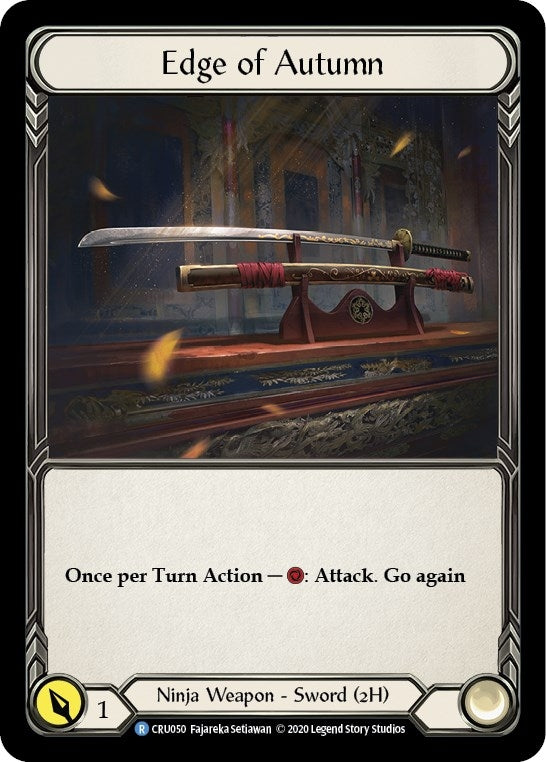 Image for Edge of Autumn (CRU050) (Crucible of War) - Flesh and Blood TCG