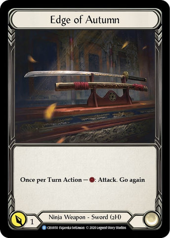 Image for Edge of Autumn (CRU050) (Crucible of War) - Flesh and Blood TCG