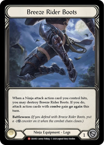 Image for Breeze Rider Boots (CRU053) (Crucible of War) - Flesh and Blood TCG