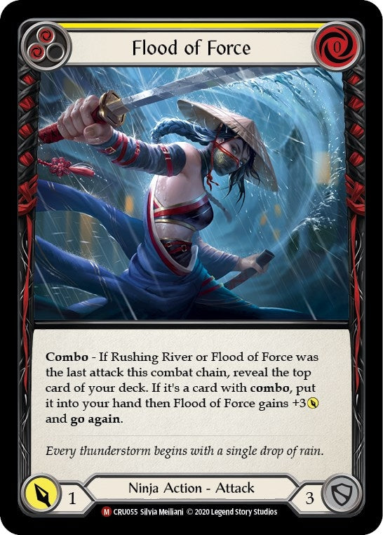 Image for Flood of Force (CRU055) (Crucible of War) - Flesh and Blood TCG