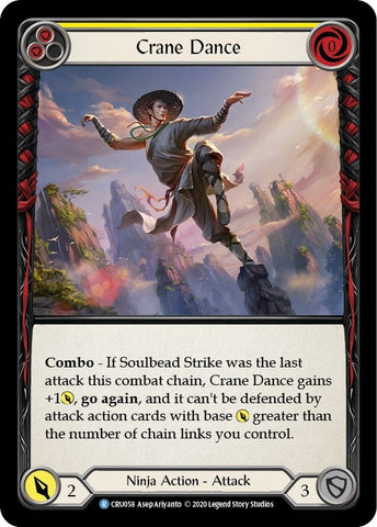 Image for Crane Dance (Yellow) (CRU058) (Crucible of War) - Flesh and Blood TCG