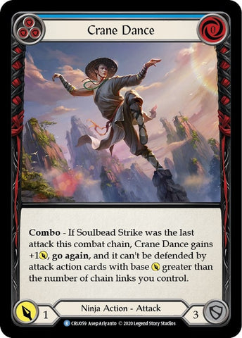 Image for Crane Dance (Blue) (CRU059) (Crucible of War) - Flesh and Blood TCG