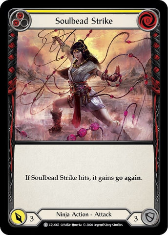 Image for Soulbead Strike (Yellow) (CRU067) (Crucible of War) - Flesh and Blood TCG