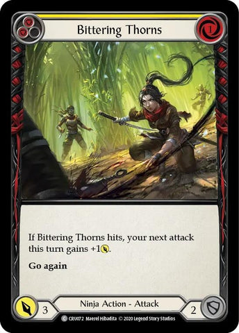 Image for Bittering Thorns (CRU072) (Crucible of War) - Flesh and Blood TCG