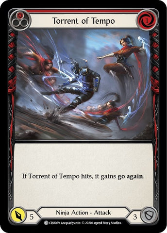 Image for Torrent of Tempo (Red) (CRU069) (Crucible of War) - Flesh and Blood TCG