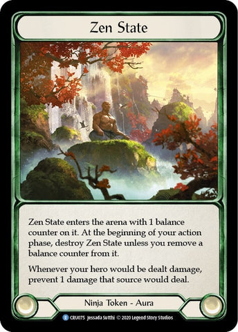 Image for Zen State (CRU075) (Crucible of War) - Flesh and Blood TCG