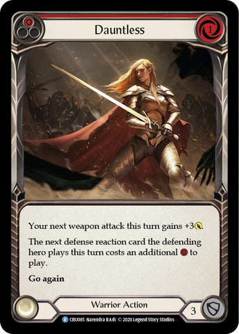 Image for Dauntless (Red) (CRU085) (Crucible of War) - Flesh and Blood TCG